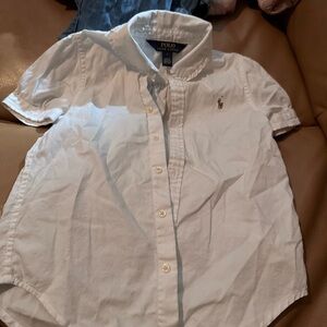 Polo by Ralph Lauren Kids Classic White Button Down Shirt